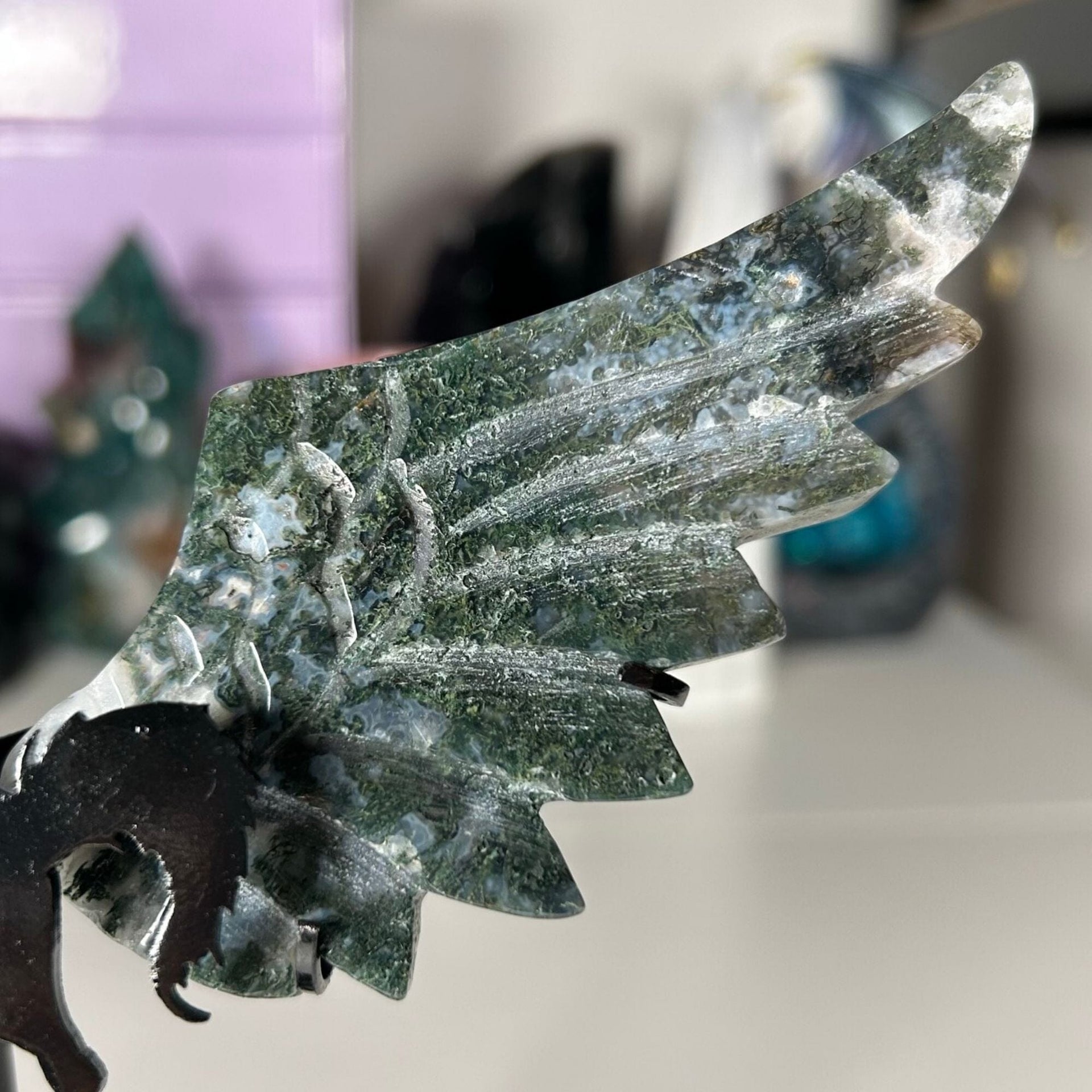 Unicorn Wings on Stand MagiCandleSOS