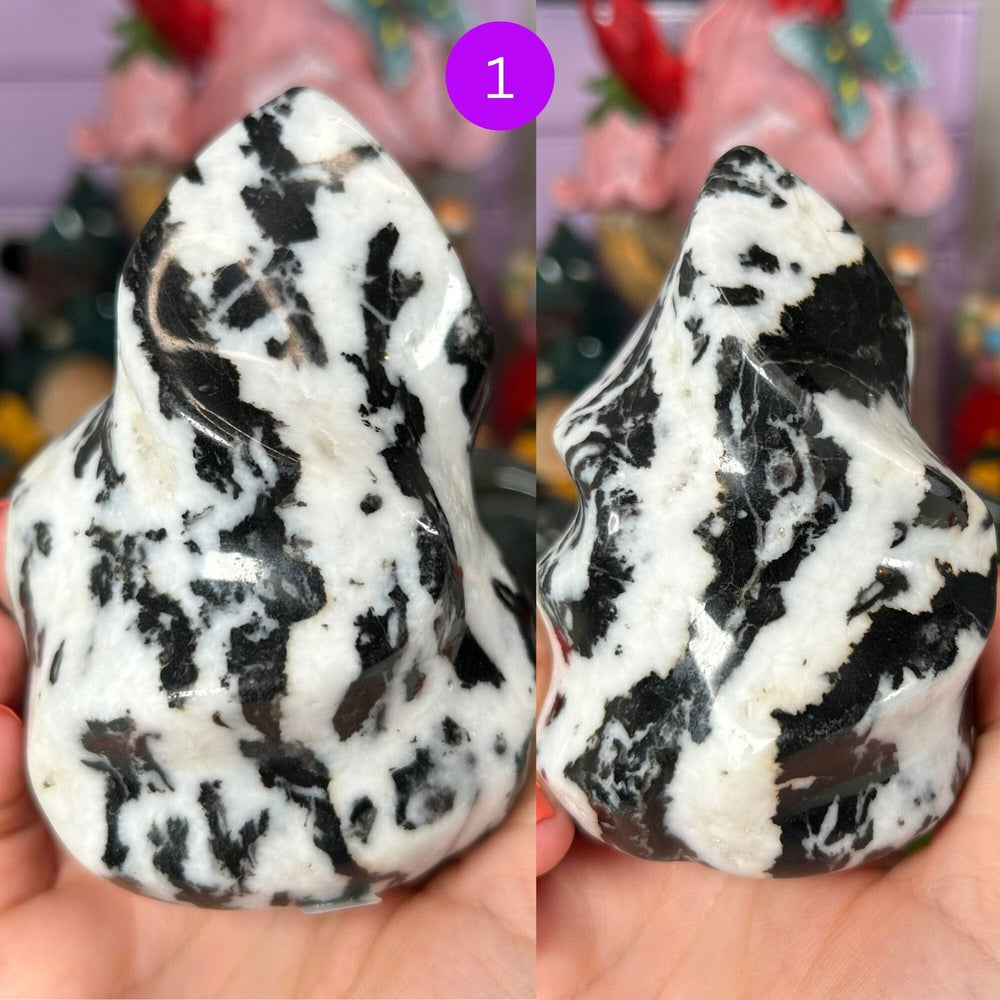 Zebra Jasper Flames Flames MagiCandleSOS 1