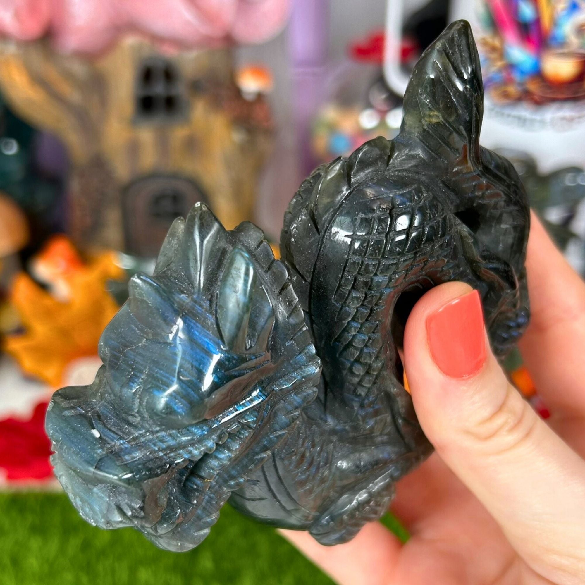 Labradorite Dragon - "Mooshoo"