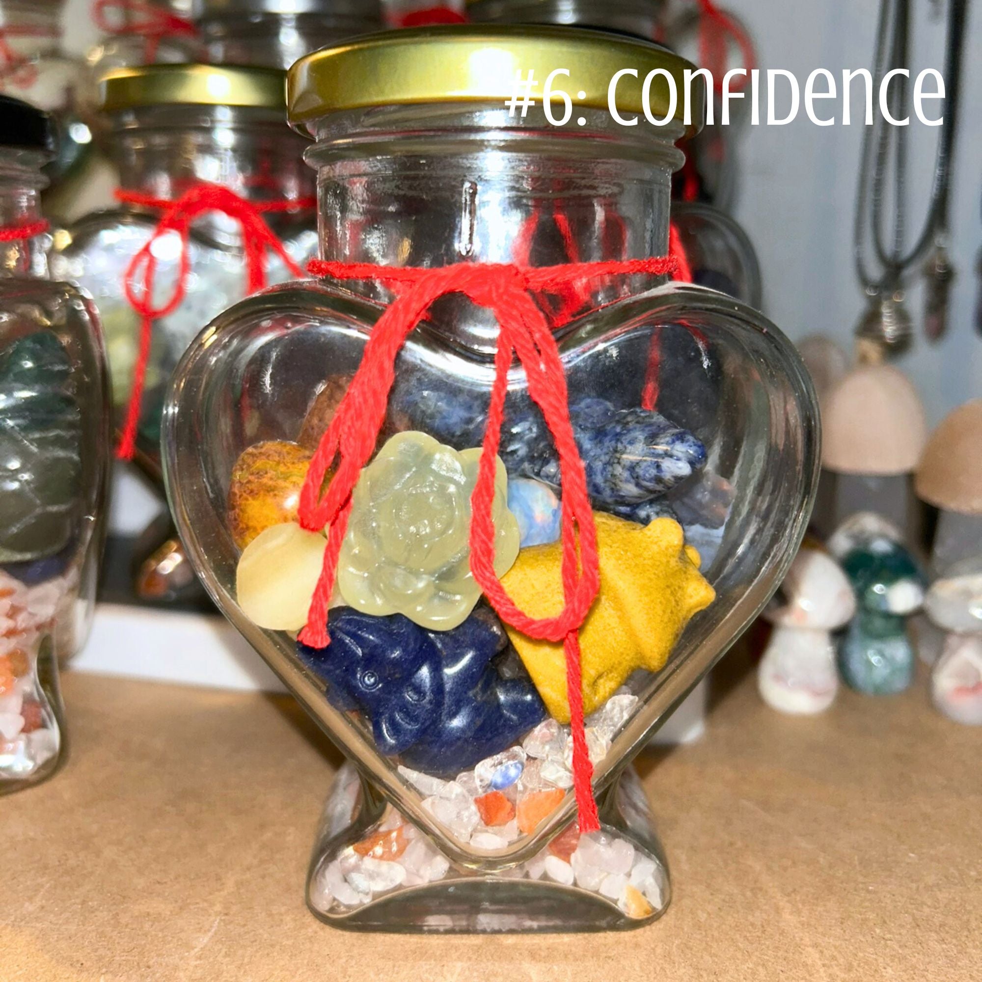 Valentine's Day Limited Edition Heart Jars (10 Carvings Each)