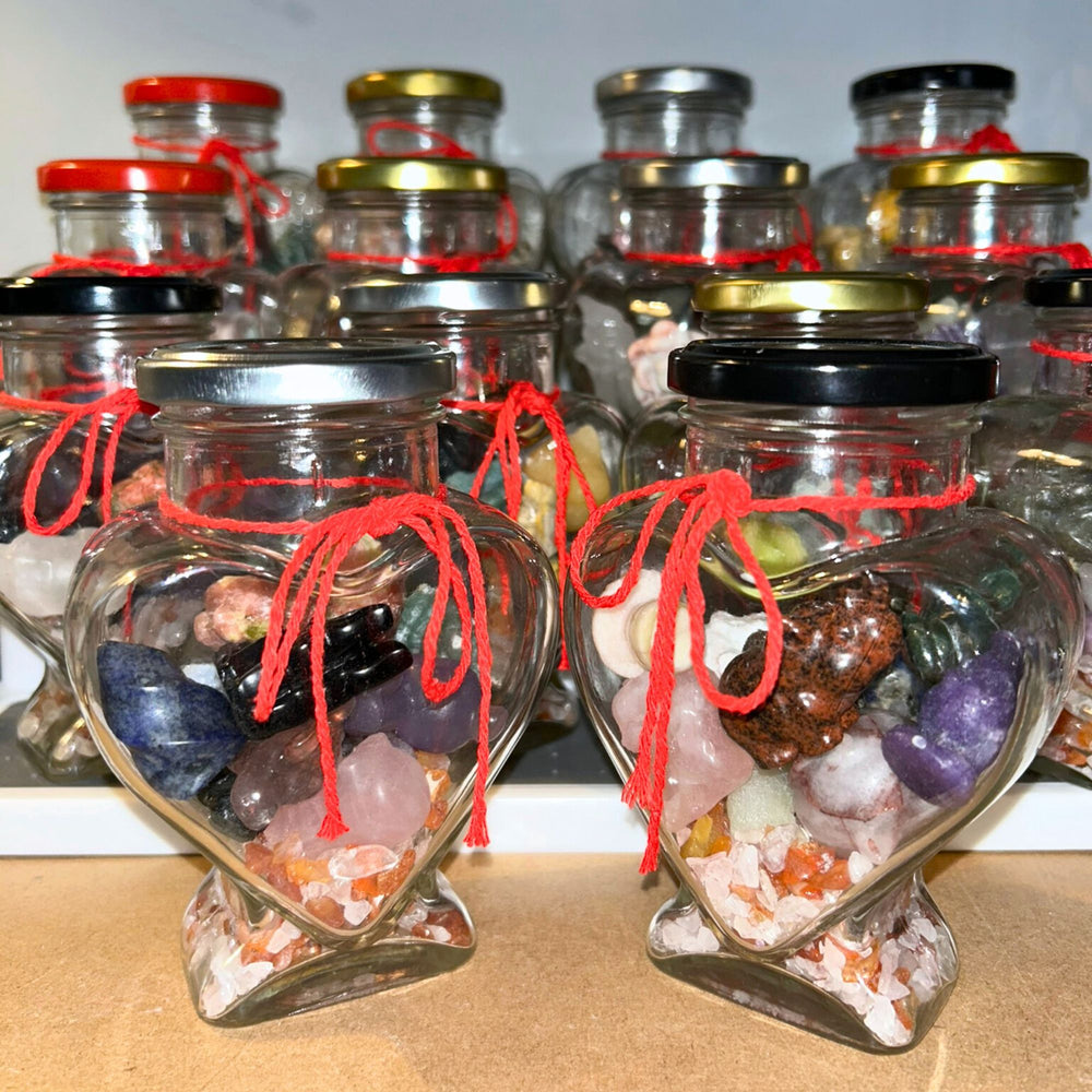 Valentine's Day Limited Edition Heart Jars (10 Carvings Each)