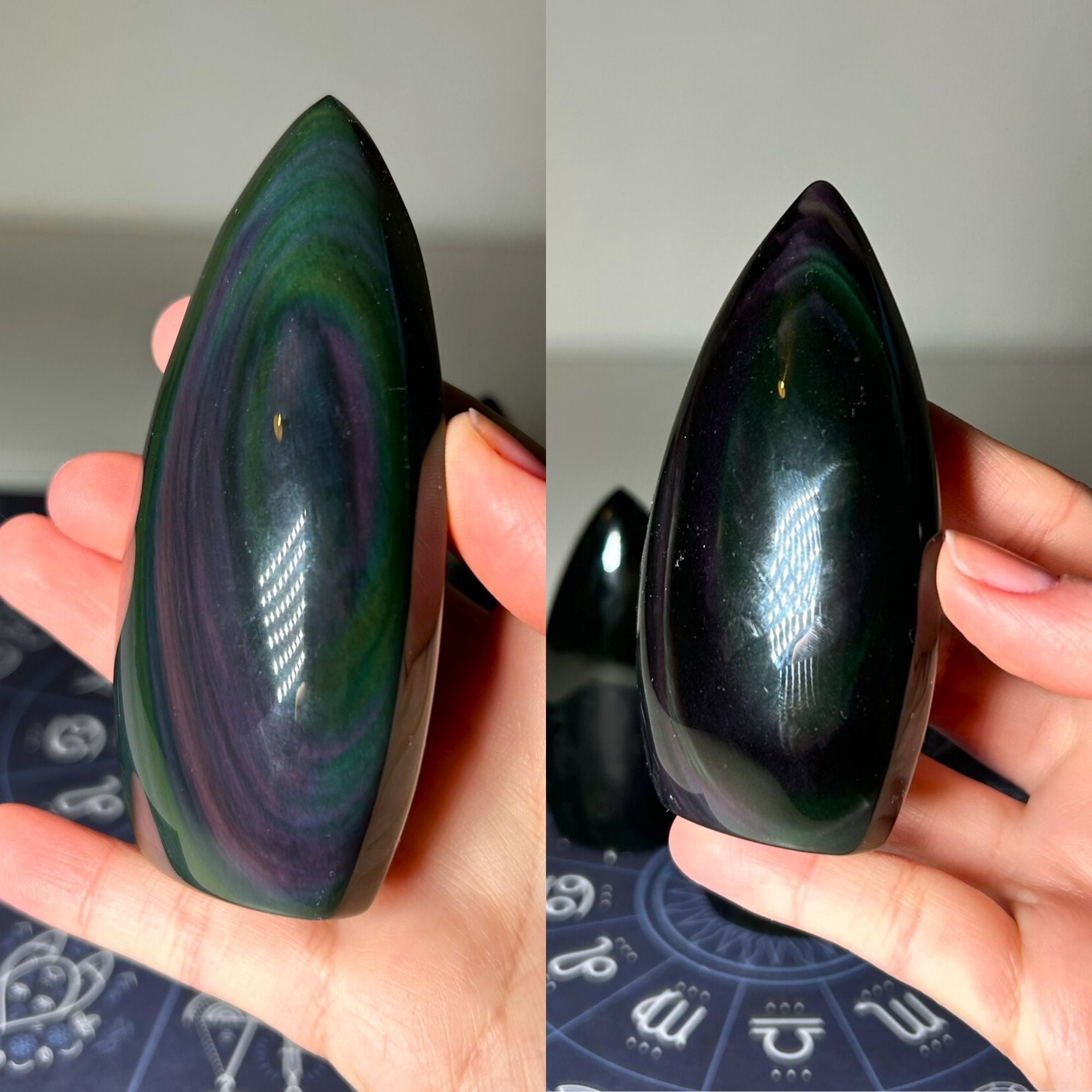 Rainbow Obsidian Freeforms