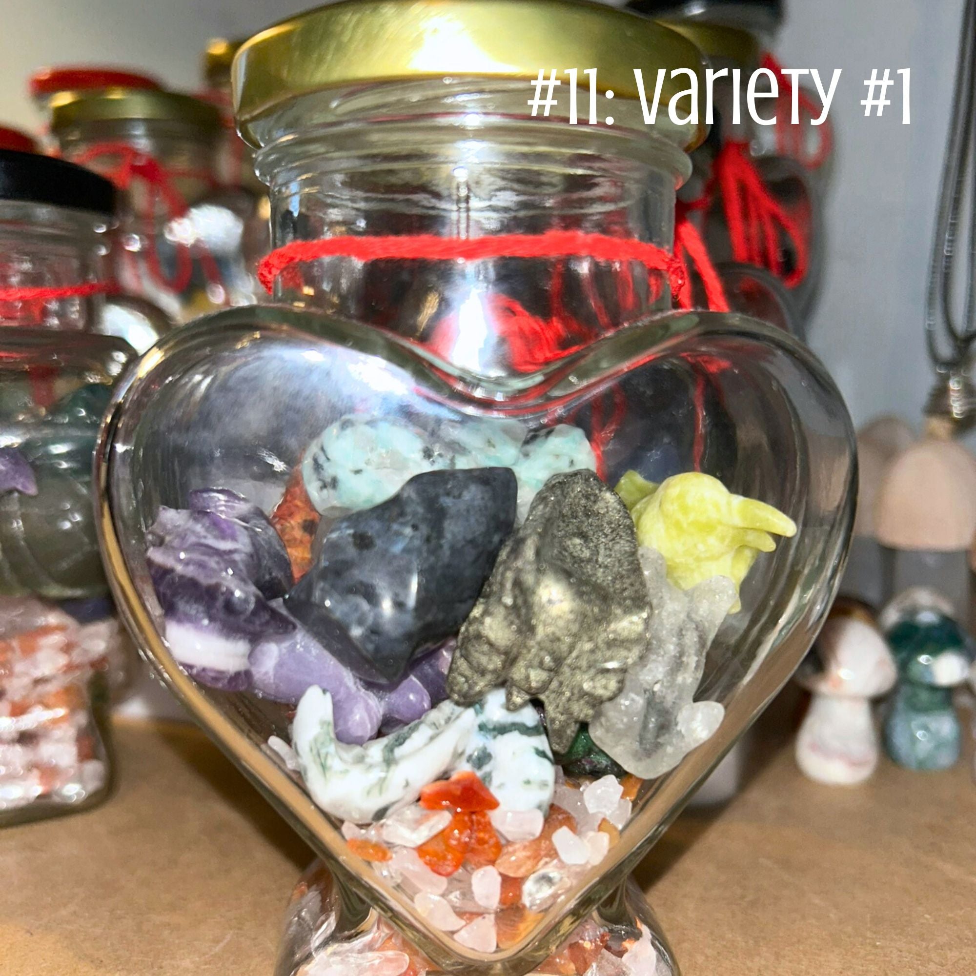 Valentine's Day Limited Edition Heart Jars (10 Carvings Each)