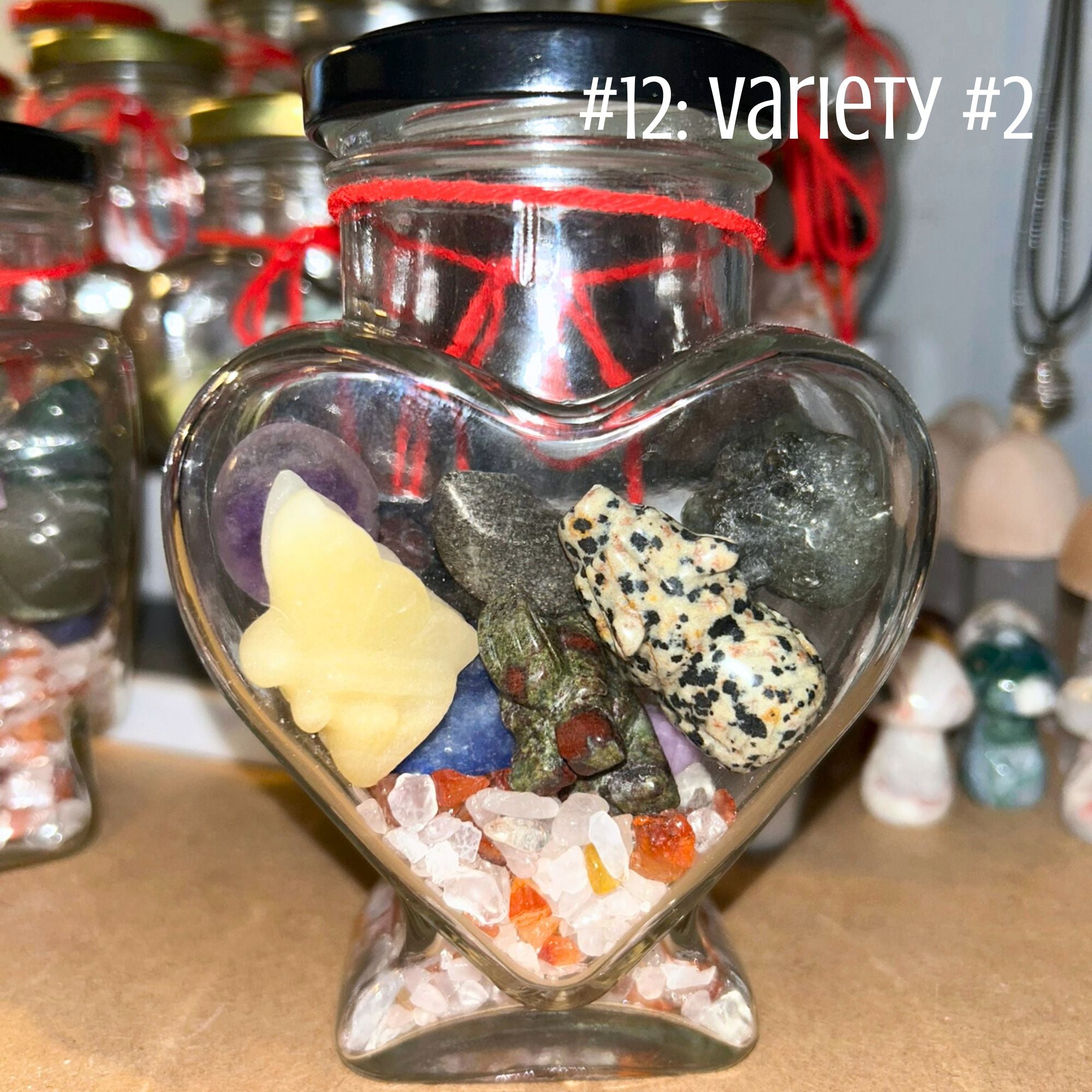 Valentine's Day Limited Edition Heart Jars (10 Carvings Each)