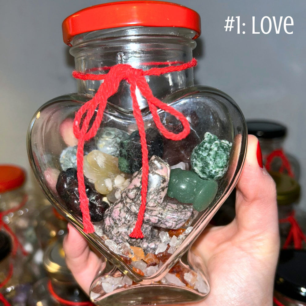 Valentine's Day Limited Edition Heart Jars (10 Carvings Each)