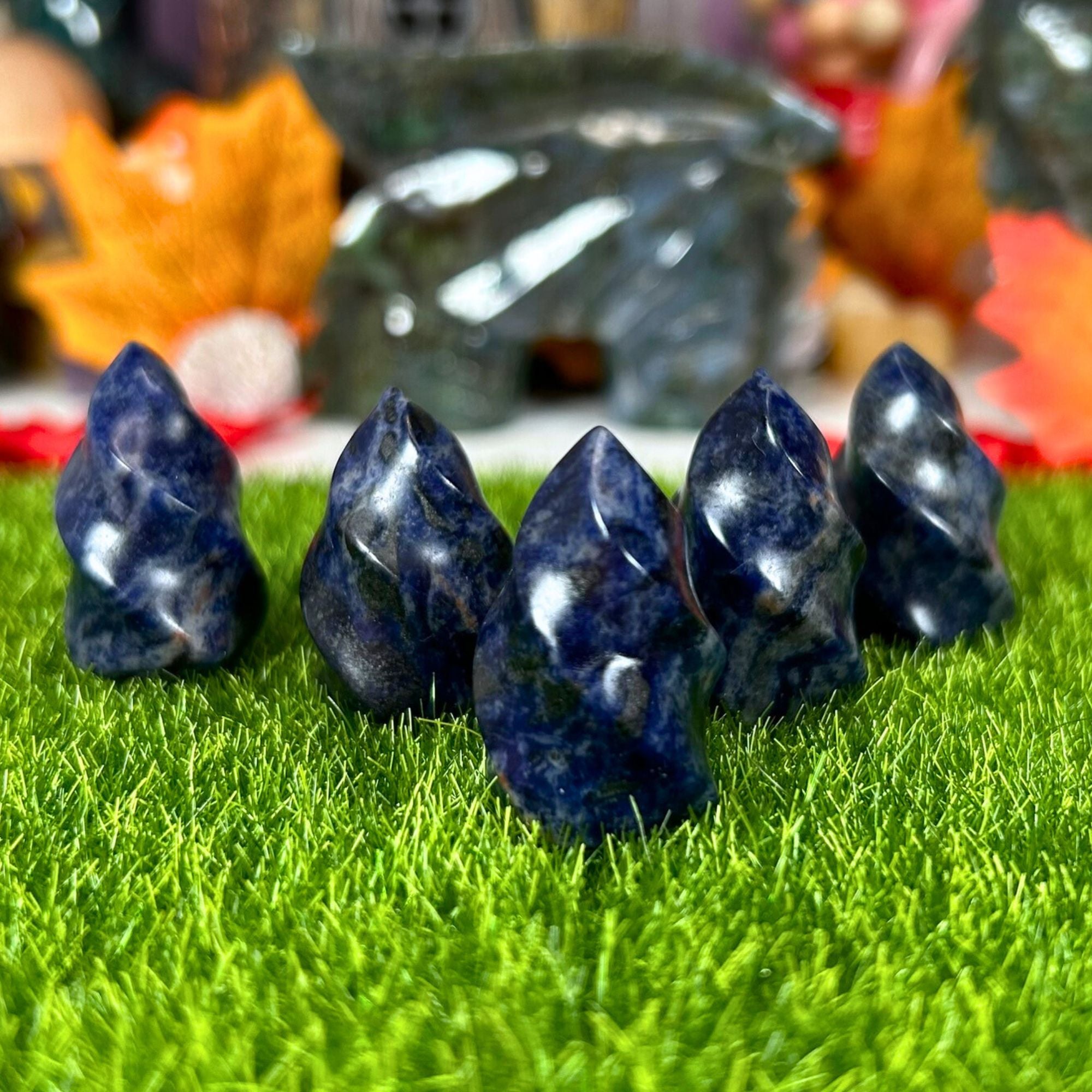 Sodalite Mini Flames