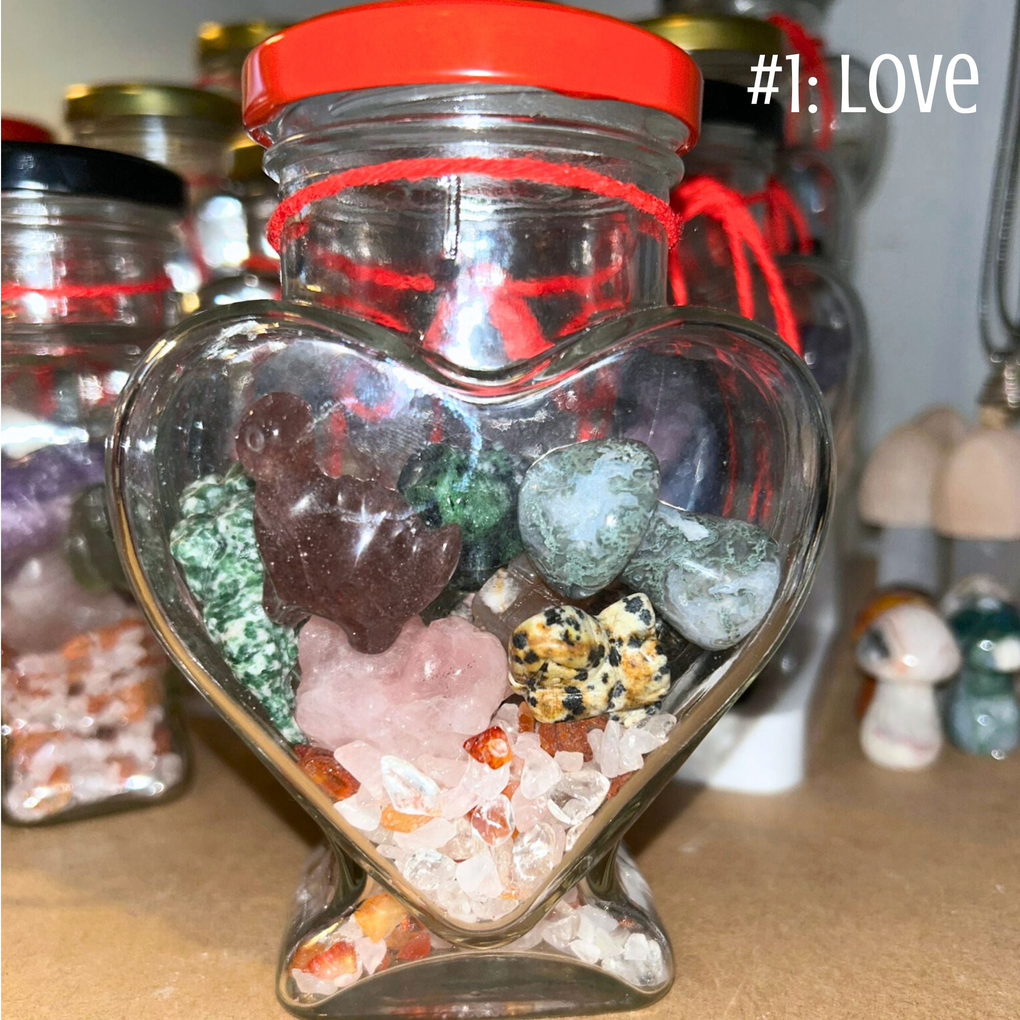 Valentine's Day Limited Edition Heart Jars (10 Carvings Each)