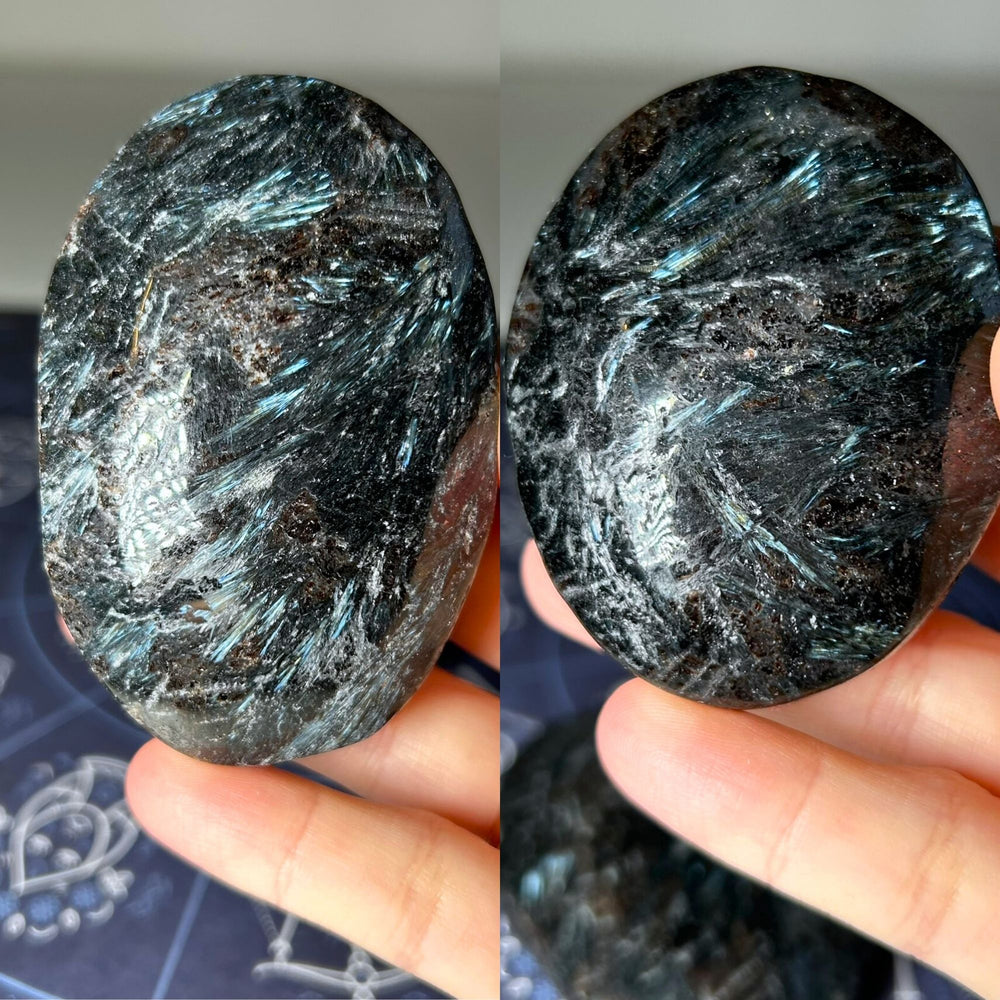 Astrophyllite Palm Stone