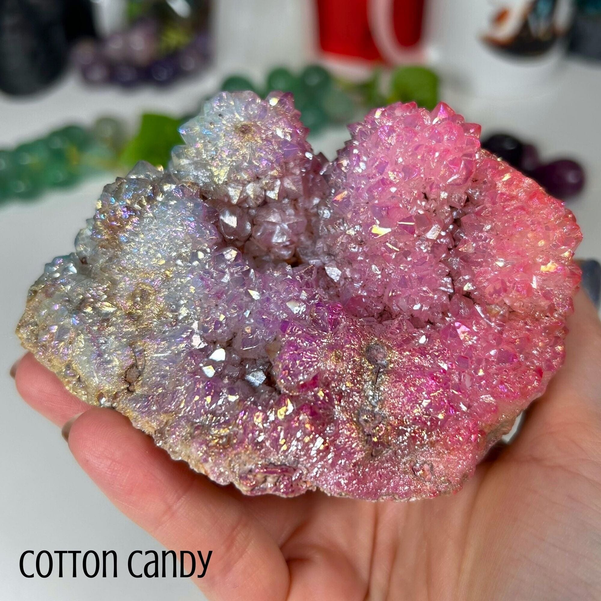 Aura Crystal Clusters - Coral Reefs Specimens MagiCandleSOS 