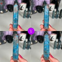 Blue Apatite Points MagiCandleSOS 