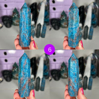 Blue Apatite Points MagiCandleSOS 