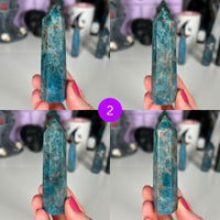 Blue Apatite Points MagiCandleSOS 