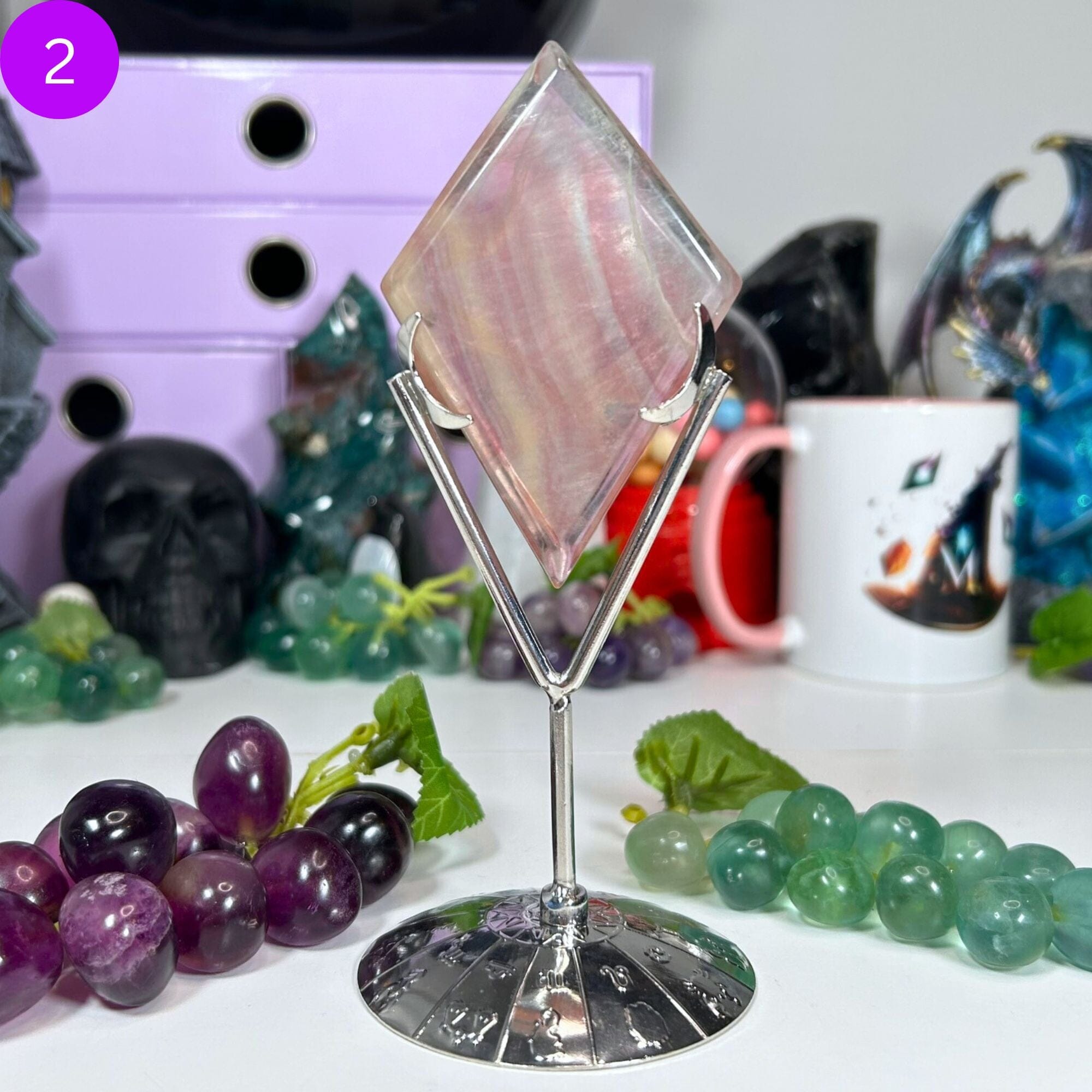 Candy Fluorite Diamond on Stand Misc MagiCandleSOS 2 