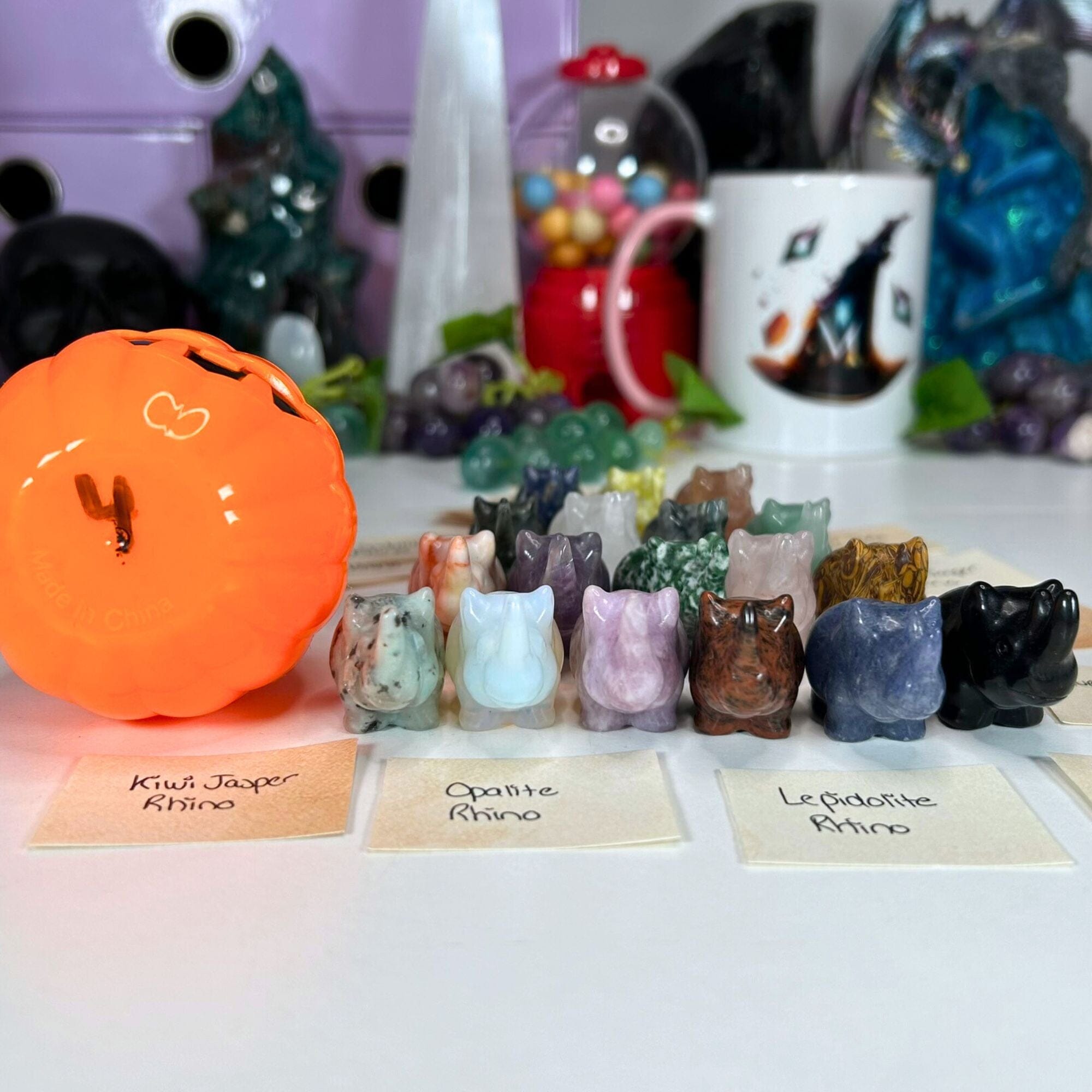 Carving Pumpkin Patch | Forest Vs. Safari Themed Mystery Crystal Carvings Bundles MagiCandleSOS 