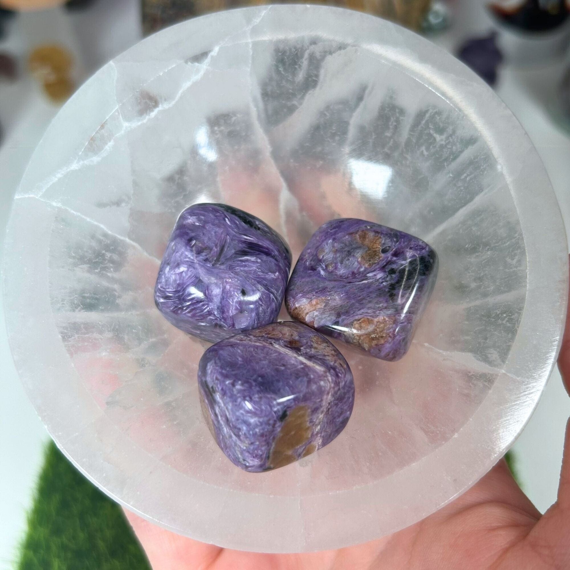 Charoite for Transformation and Healing MagiCandleTT 