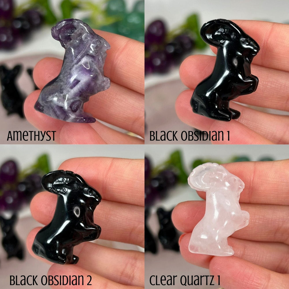 Crystal Aries Ram Carvings Carvings MagiCandleSOS Amethyst 