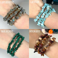 Crystal Chip Bracelet - Choose Your Own or Let The Tarot Decide! MagiCandleSOS 