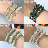 Crystal Chip Bracelet - Choose Your Own or Let The Tarot Decide! MagiCandleSOS 