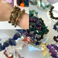 Crystal Chip Bracelet - Choose Your Own or Let The Tarot Decide! MagiCandleSOS 