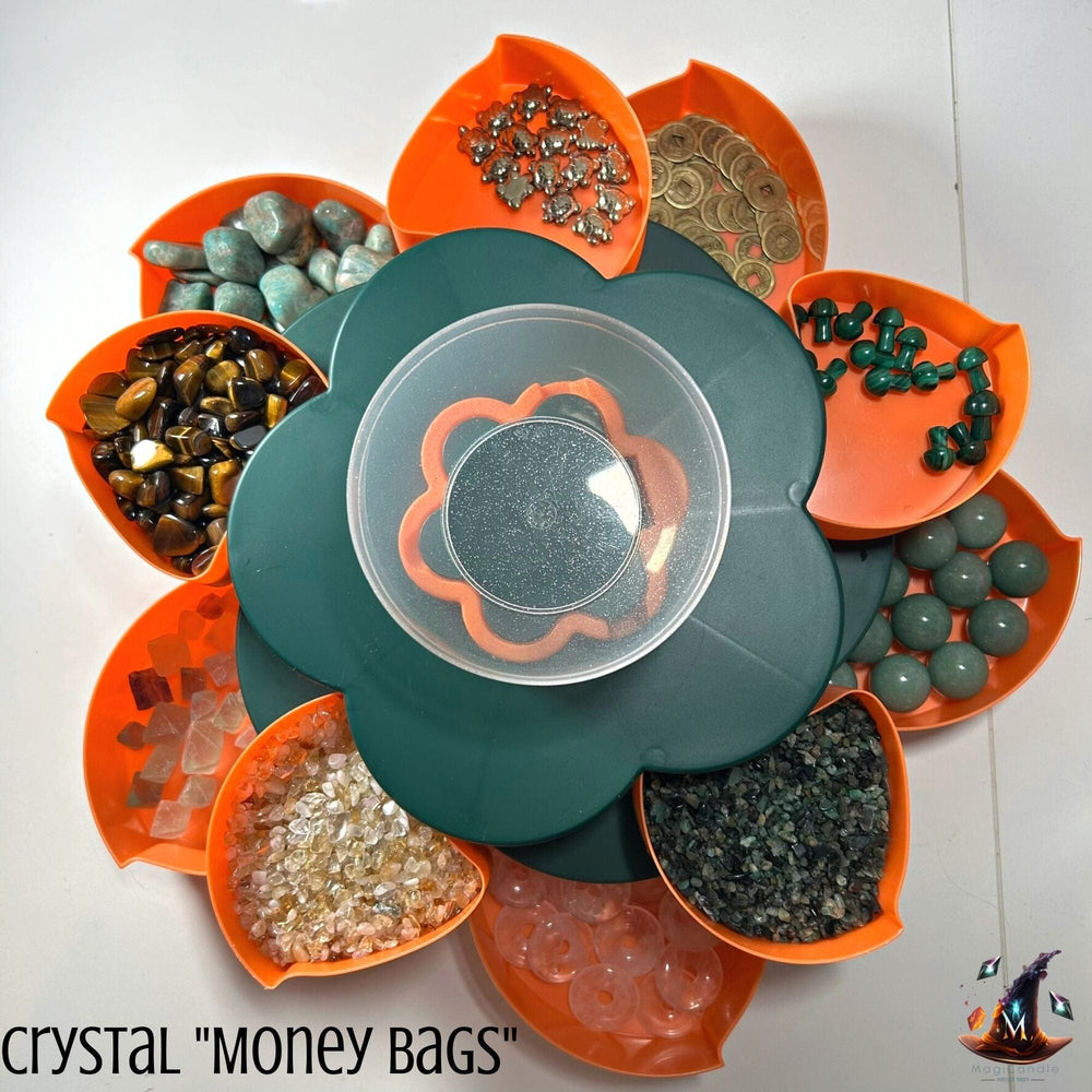 Crystal "Money Bag" - Crystal Bundle for Wealth & Abundance! MagiCandleSOS 