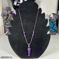 Crystal Necklaces Handcrafted by 8Moons MagiCandleSOS 