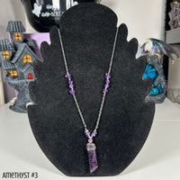 Crystal Necklaces Handcrafted by 8Moons MagiCandleSOS 