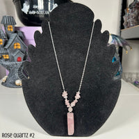 Crystal Necklaces Handcrafted by 8Moons MagiCandleSOS 