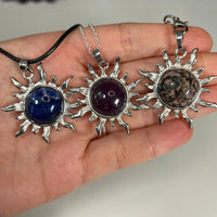 Crystal Sun Pendant Necklaces/Keychains Jewellery MagiCandleSOS 