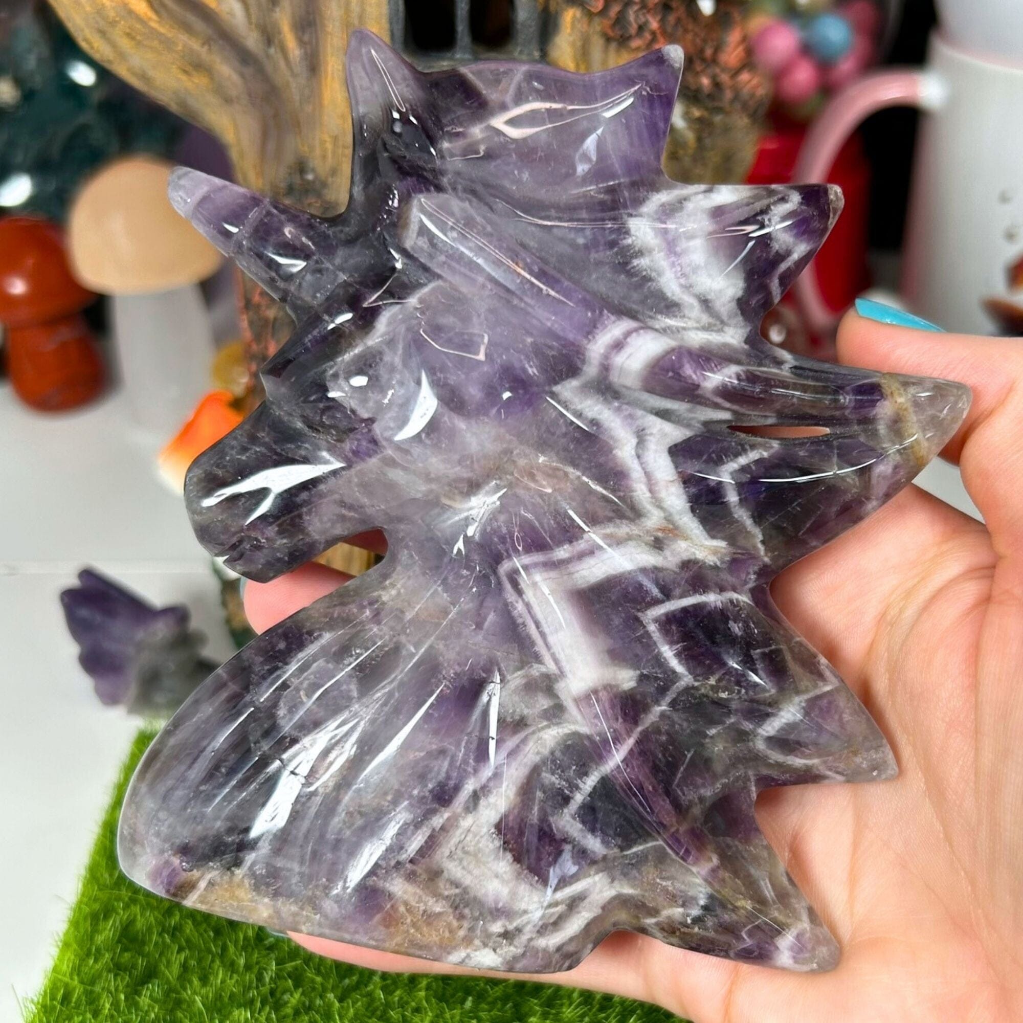 Dream Amethyst Unicorn Head - "Dorothy" Statement Pieces MagiCandleSOS 