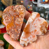 Flower Agate Clouds Carvings MagiCandleSOS 