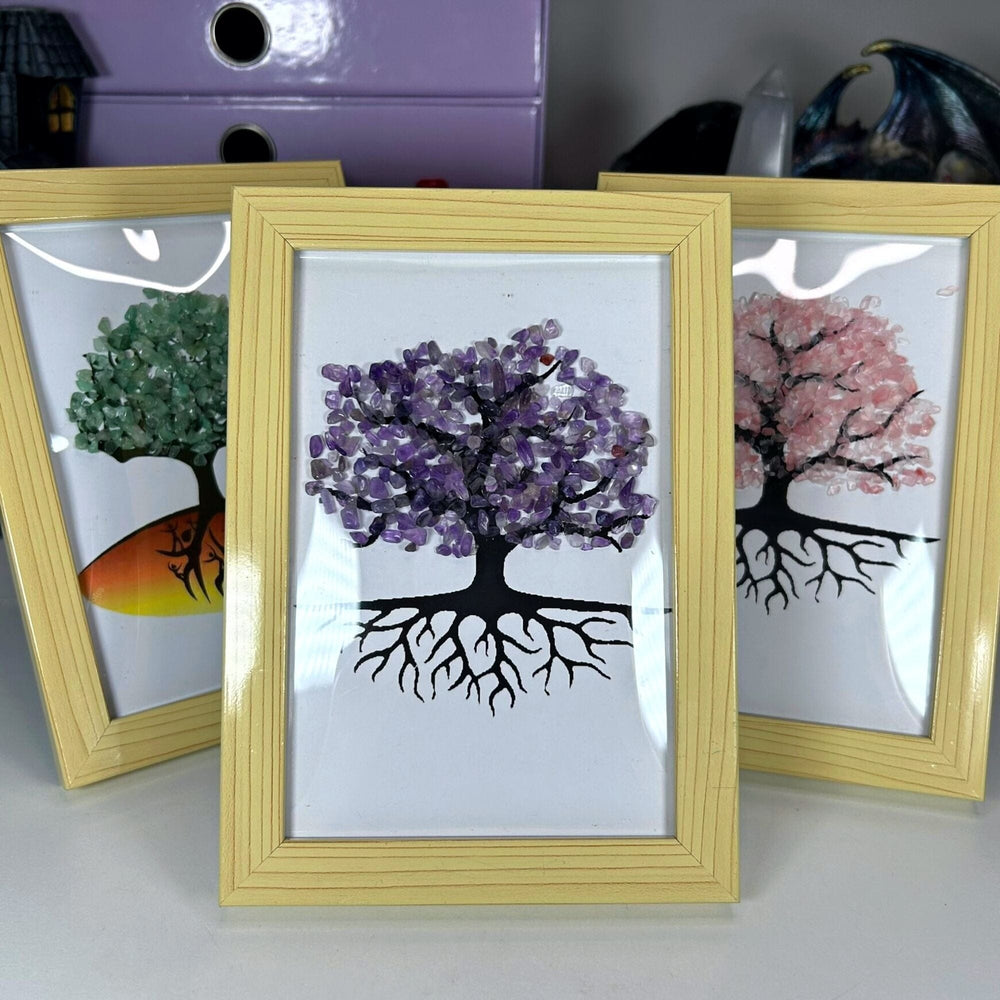 Framed Crystal Gem Trees Misc MagiCandleSOS 