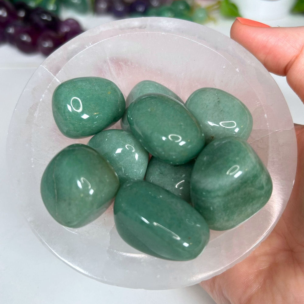 Green Aventurine for Abundance MagiCandleTT 