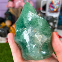 Green Fluorite Flame Flames MagiCandleSOS 