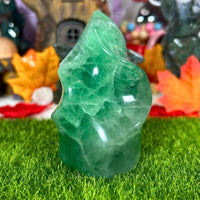 Green Fluorite Flame Flames MagiCandleSOS 