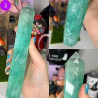 Green Fluorite Towers (Baha Blast) Towers MagiCandleSOS 