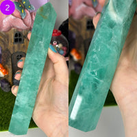 Green Fluorite Towers (Baha Blast) Towers MagiCandleSOS 