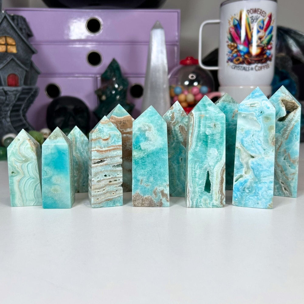 Hemimorphite Points Towers MagiCandleSOS 