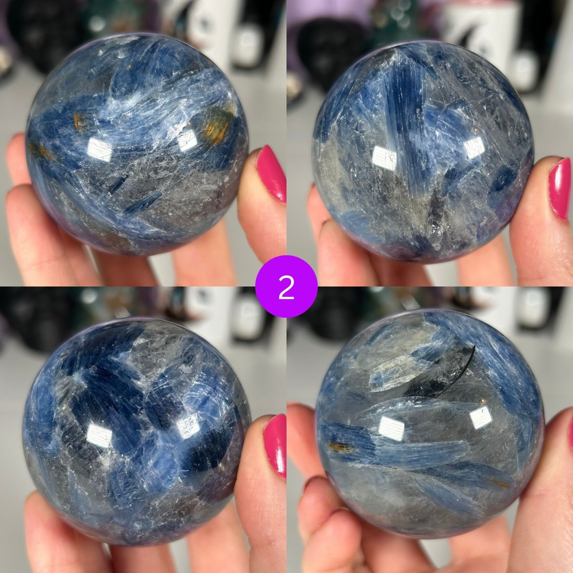 Kyanite Spheres MagiCandleSOS 2 