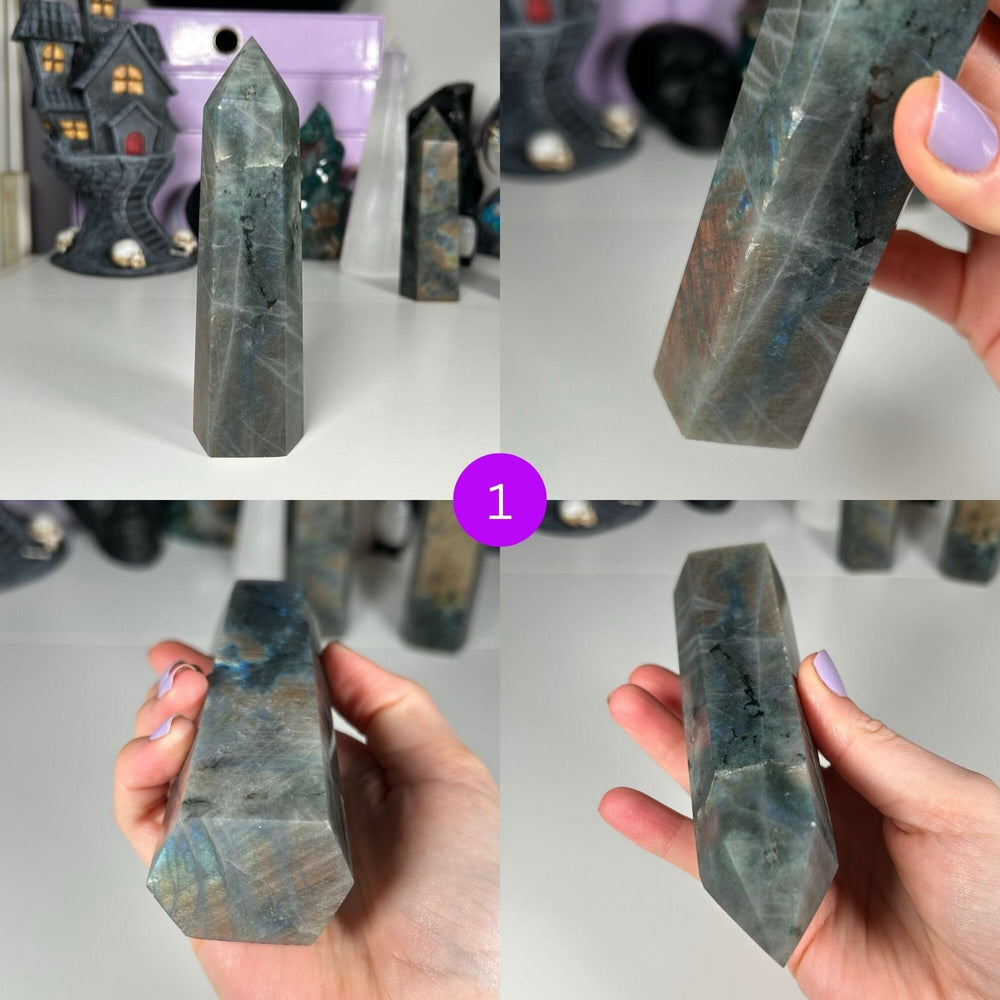 Labradorite Large Towers MagiCandleSOS 1 