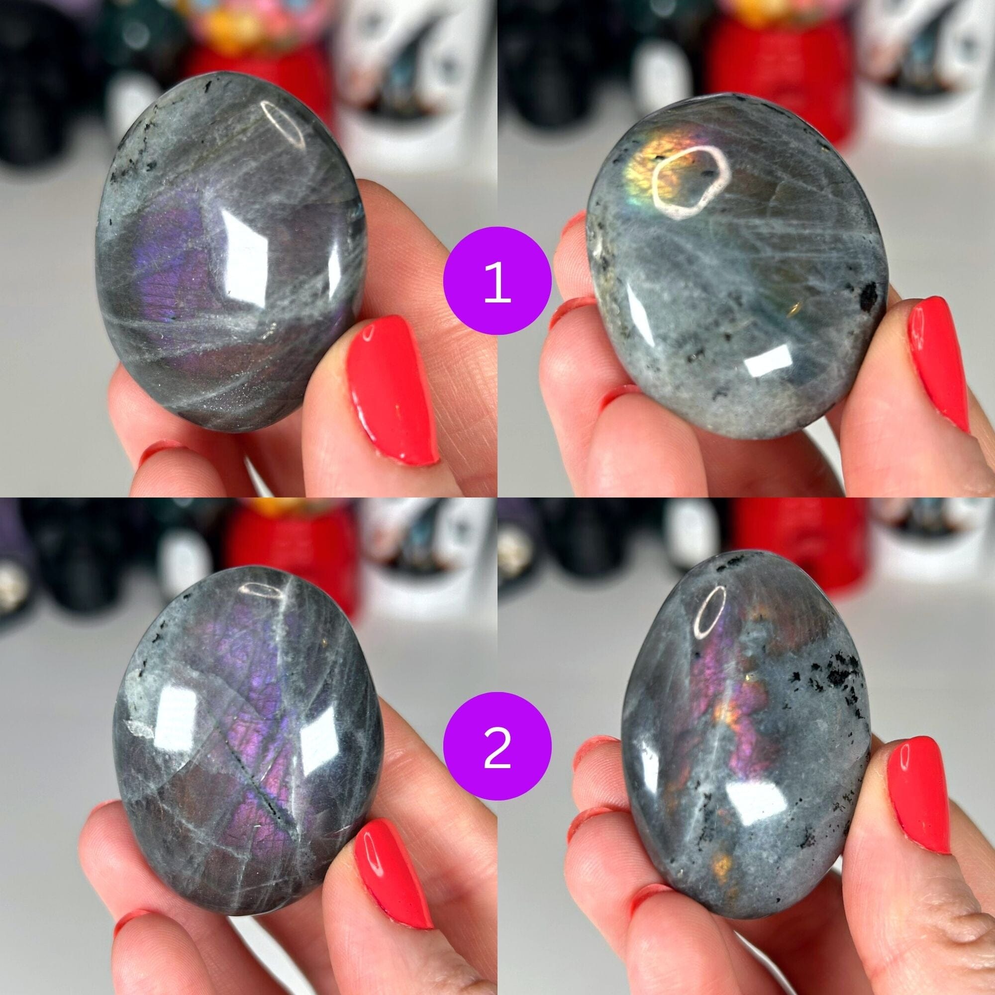 Labradorite Palm Stones MagiCandleSOS 1 