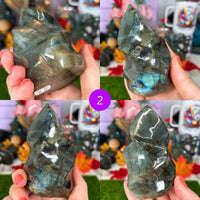 Labradorite Spiral Flames Flames MagiCandleSOS 2 