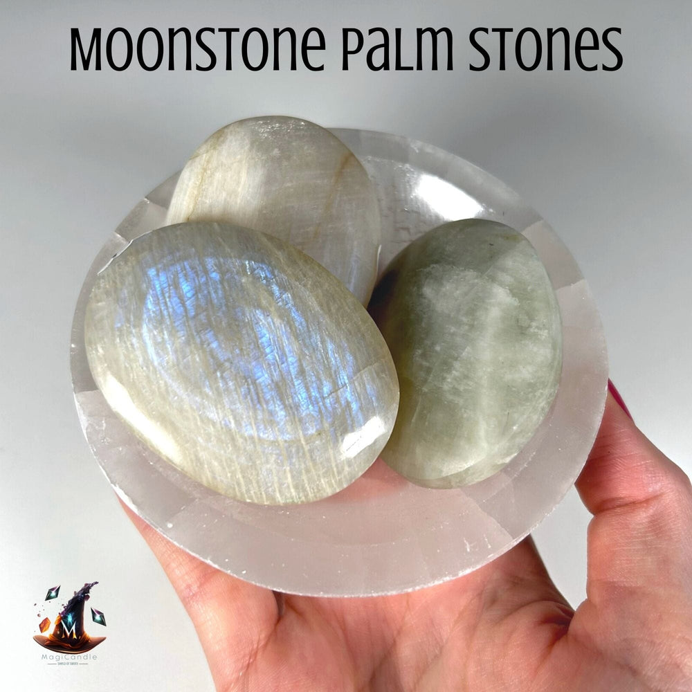 Moonstone Palmstones MagiCandleSOS 