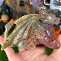 Ocean Jasper Dragon - "Maylees" Statement Pieces MagiCandleSOS 