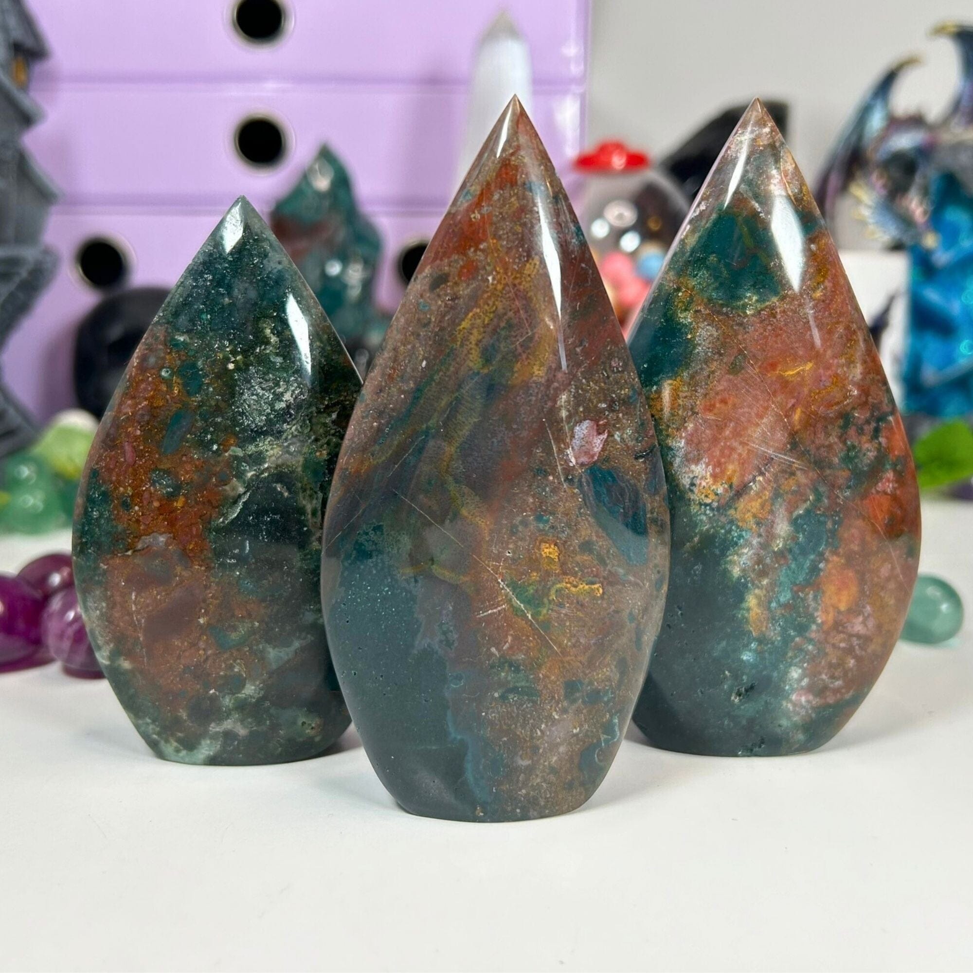 Ocean Jasper Freeforms Freeforms MagiCandleSOS 