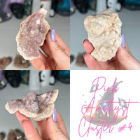 Pink Amethyst Clusters MagiCandleSOS 