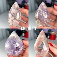 Pink Amethyst Freeforms Freeforms MagiCandleSOS Medium 