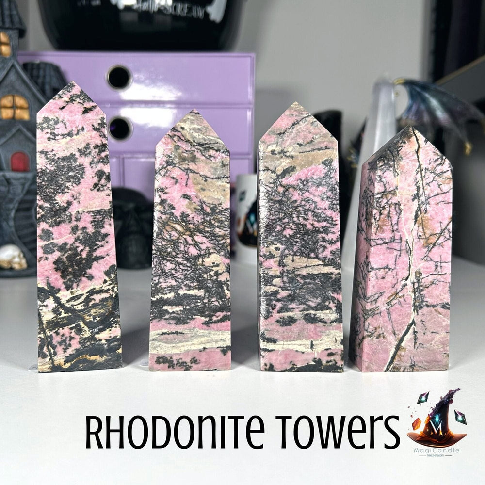 Rhodonite Towers MagiCandleSOS 