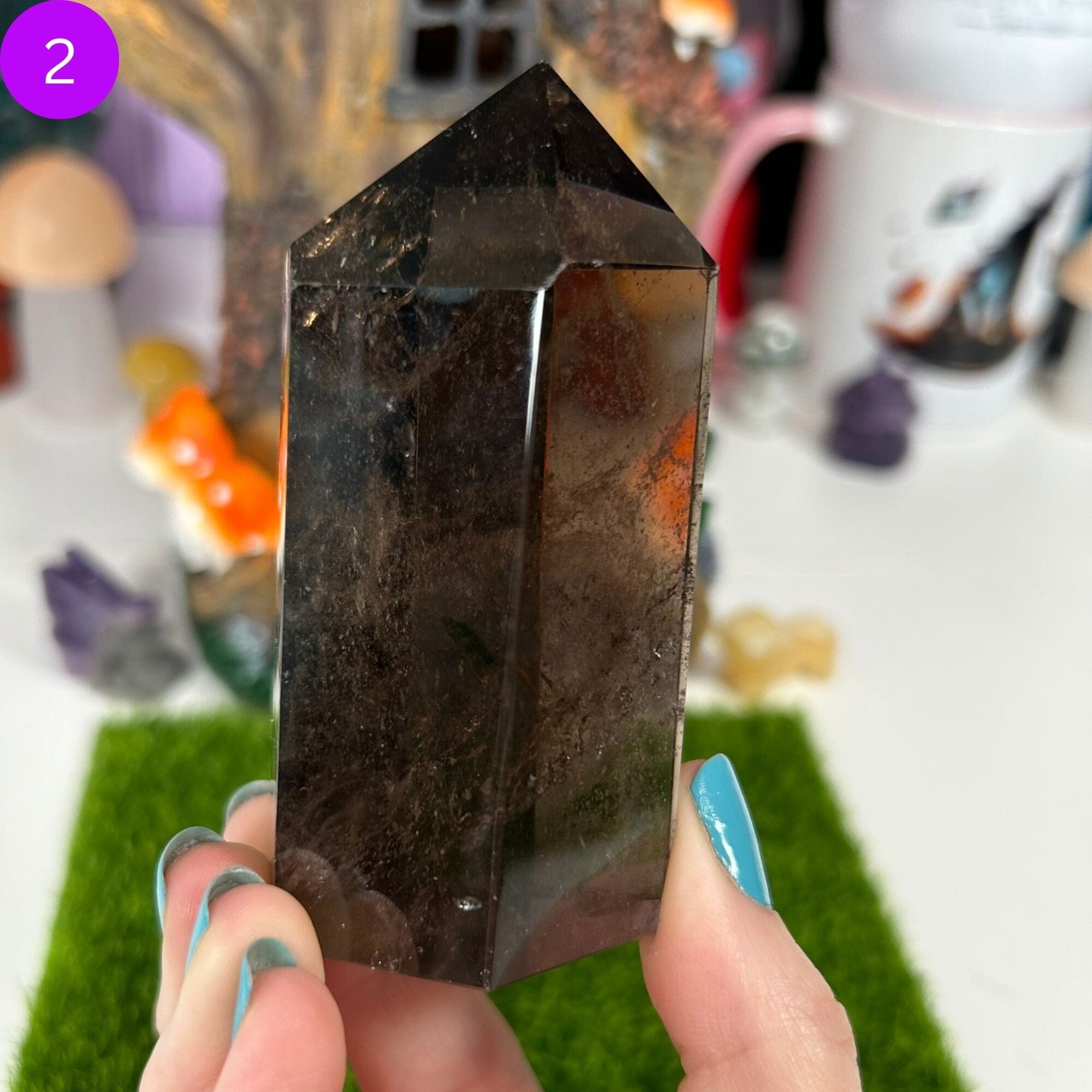 Smoky Quartz Chunky Points Towers MagiCandleSOS 2 