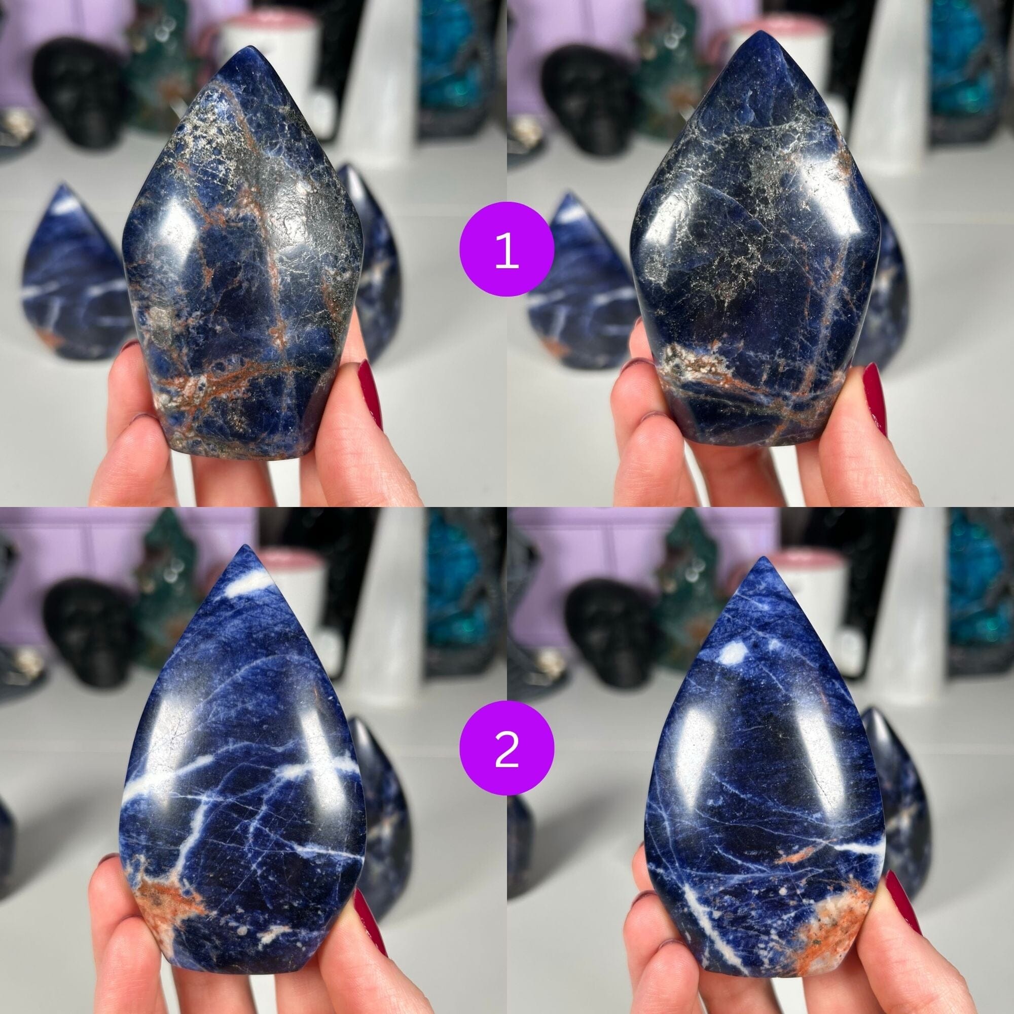 Sodalite Freeforms MagiCandleSOS 1 