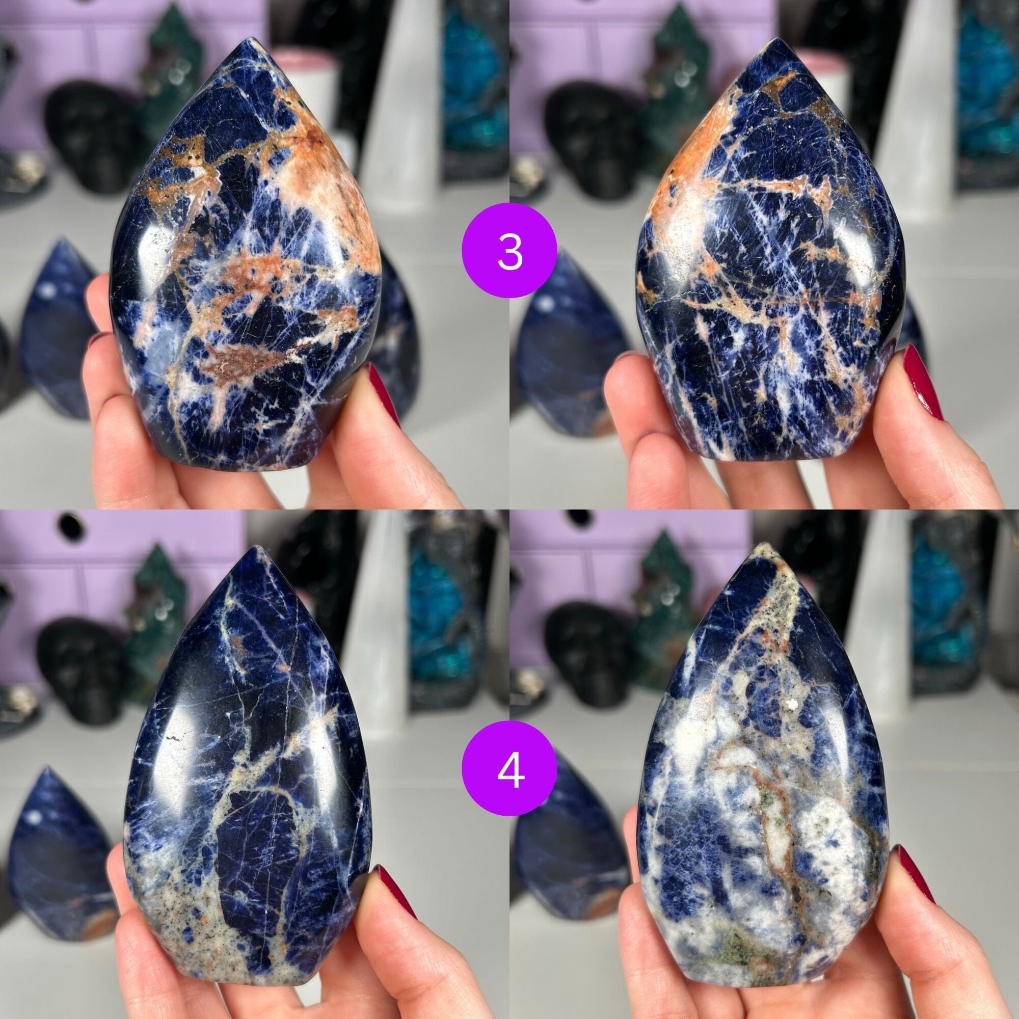 Sodalite Freeforms MagiCandleSOS 3 